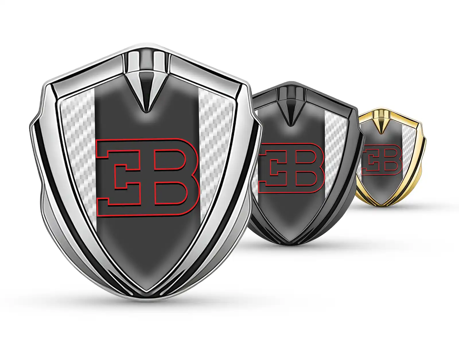 Bugatti Emblème Bombé Métal Max Design Solide Métal